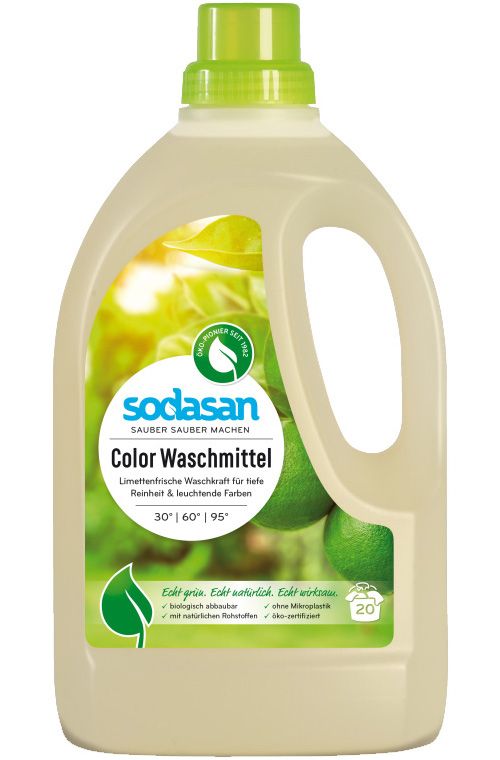 Sodasan Рідкий засіб для прання Color Лайм