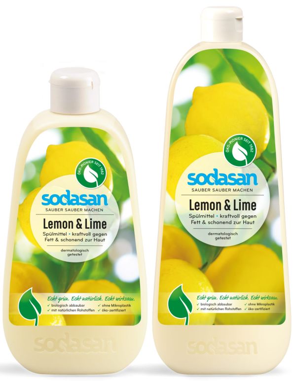 Sodasan Засіб-концентрат для миття посуду Лимон-Лайм