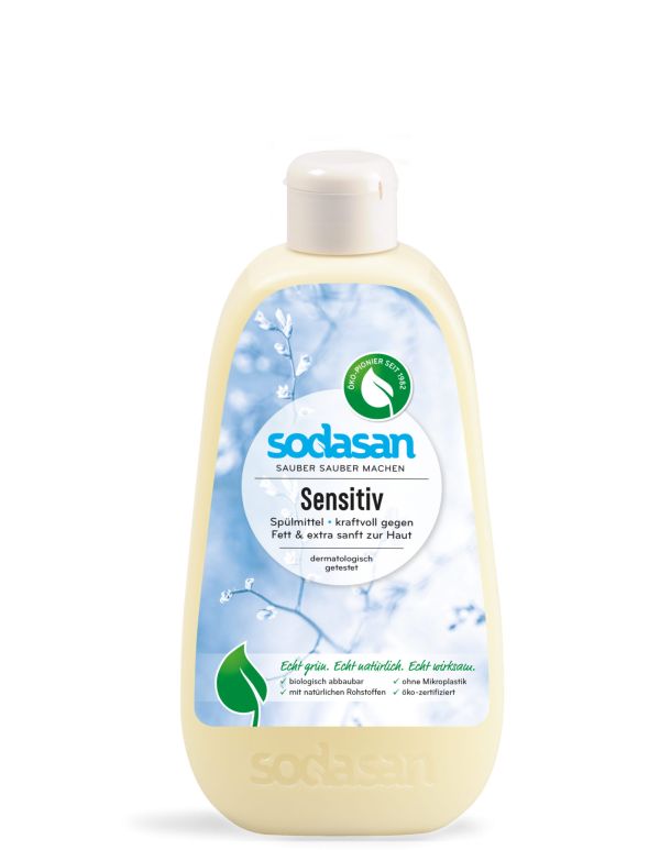 Sodasan Рідкий засіб-концентрат Sensitive для миття дитячого посуду