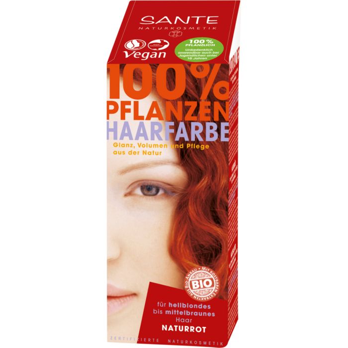 Sante БІО-Фарба-порошок для волосся рослинна Натуральний рудий