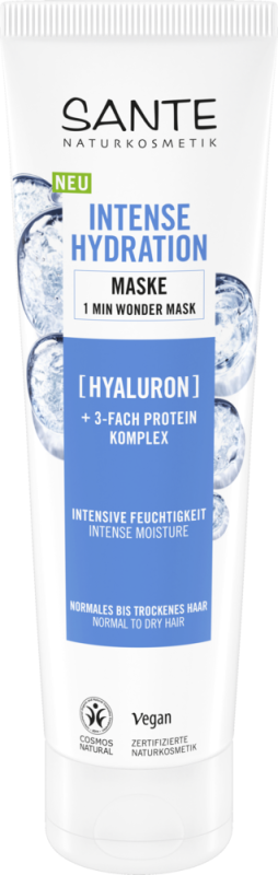 Sante БІО-Маска Intense Hydration для зволоження волосся з Алое