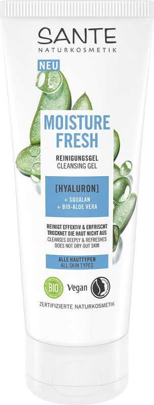 Sante БІО-Гель MOISTURE FRESH для вмивання обличчя з гіалуроновою кислотою