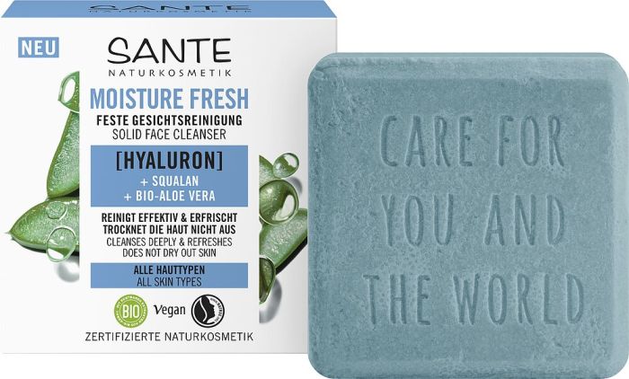 Sante БІО-Засіб твердий MOISTURE FRESH для вмивання обличчя з гіалуроновою кислотою