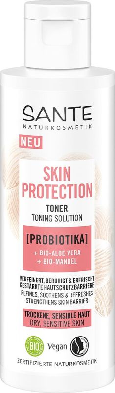 Sante БІО-Тонік SKIN PROTECT міцелярний для сухої та чутливої шкіри обличчя з Пробіотиками