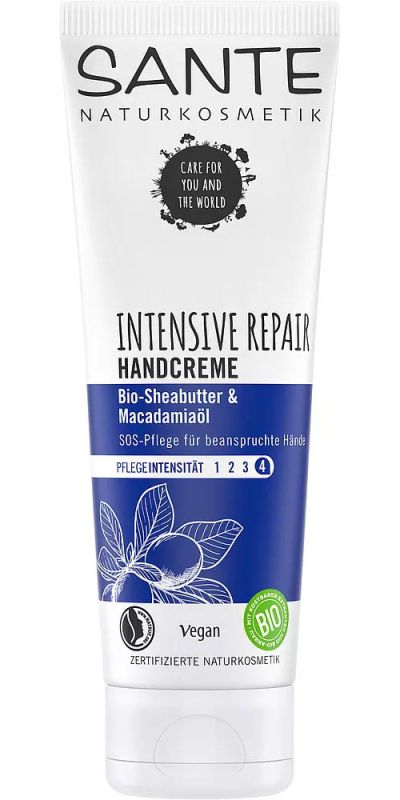 Sante БИО-Крем для рук Repair — Скорая помощь для сухой кожи Виноград и Ши