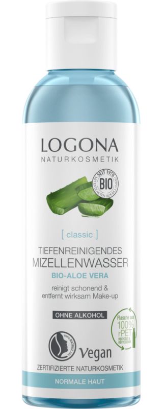 Logona БІО-Вода міцелярна для глубокого очищення Алое