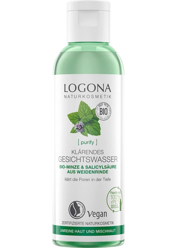 Logona БИО-Тоник очищаючий для нормальной и комбинированной кожи Мята