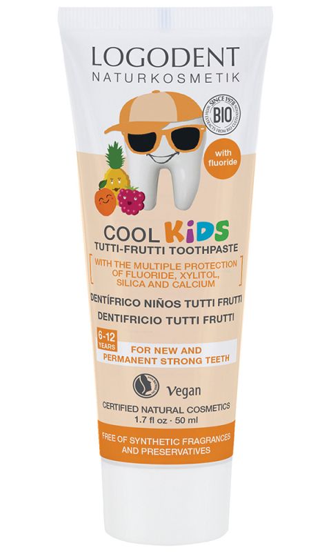 Logona БІО-Гель зубний для дітей Тутті-фрутті (6-12 років)