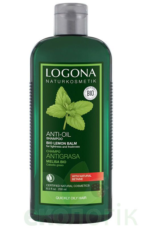 Logona Био-Шампунь Баланс для жирных волос Мелисса