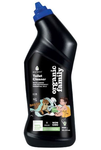 Organic Family Натуральний туалетний очищувач з М"ятою та Лимоном