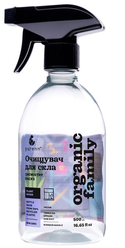 Organic Family Натуральний очищувач для скла і дзеркал