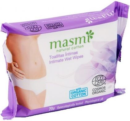 Masmi Органические влажные салфетки для интимной гигиены