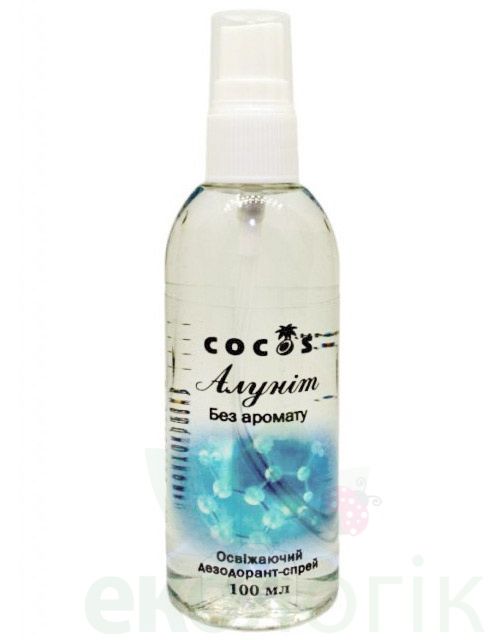 Cocos Алуніт дезодорант-спрей Без аромату