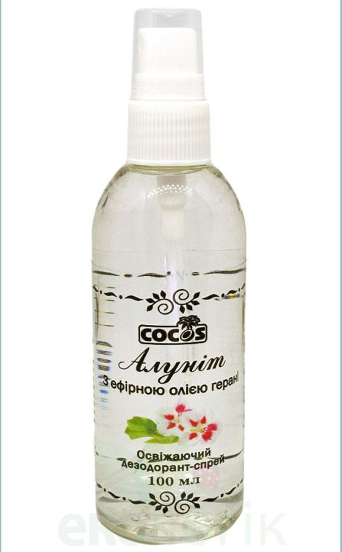 Cocos Алуніт дезодорант-спрей Герані