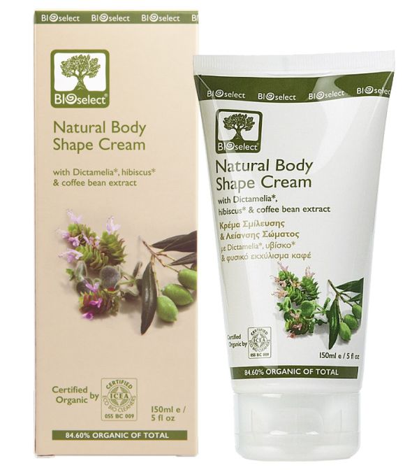 BIOselect Organic Підтягуючий крем-скульптор для тіла з екстрактом кавових зерен