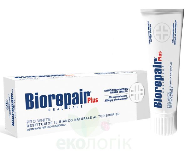 BioRepair Plus Професійна зубна паста Pro White, відбілювальна