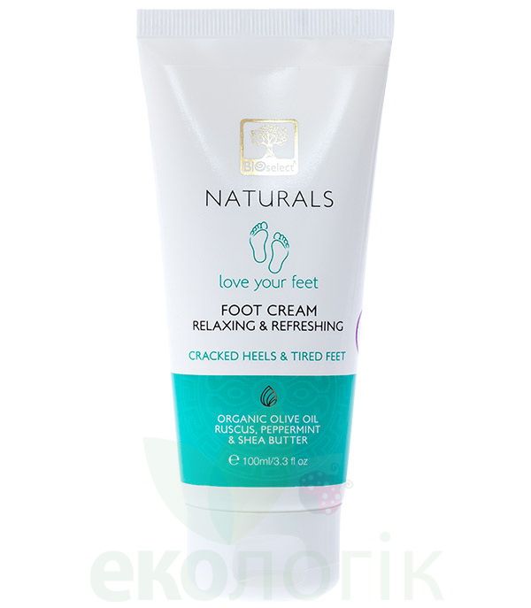 BIOselect Naturals Крем для ніг Розслабляючий та освіжаючий Алое