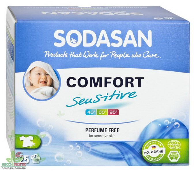 Sodasan Дитячий пральний порошок-концентрат Color Sensitive