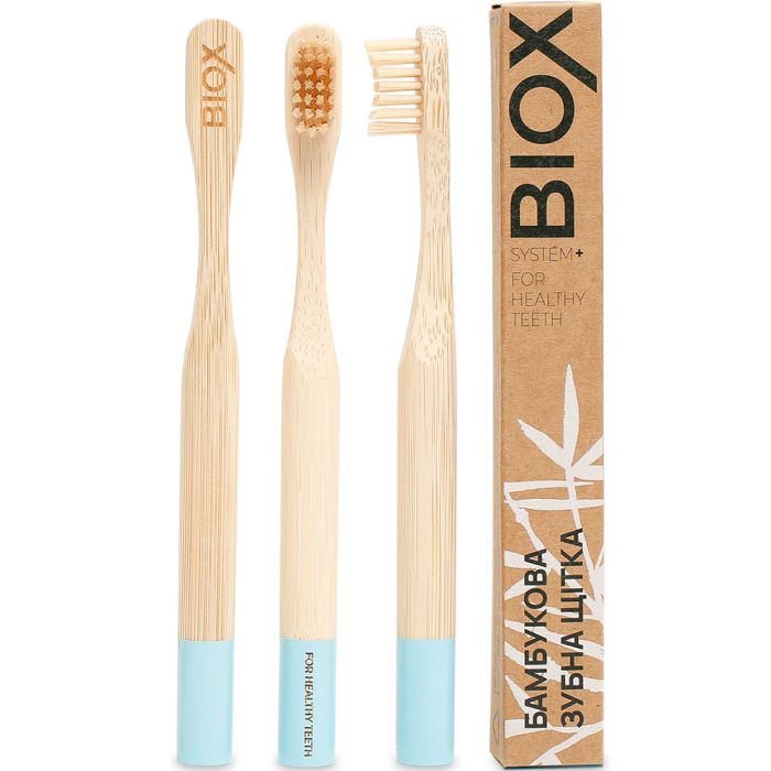 BIOX Дитяча бамбукова зубна щітка