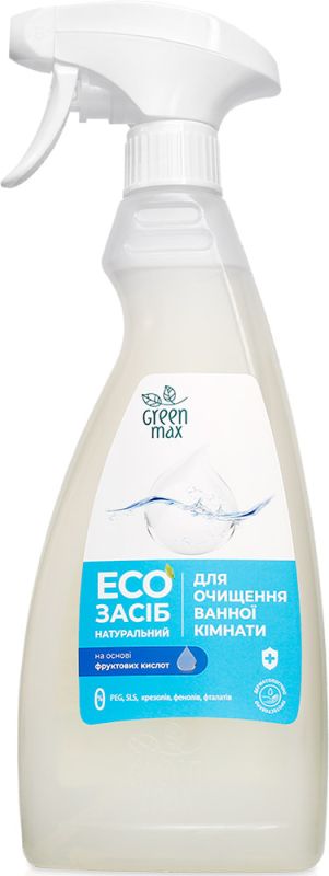 Green Max EКОзасіб натуральний для очищення ванної кімнати