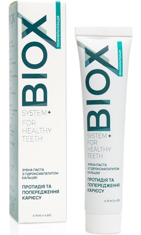 BIOX Зубна паста з гідроксиапатиом кальцію
