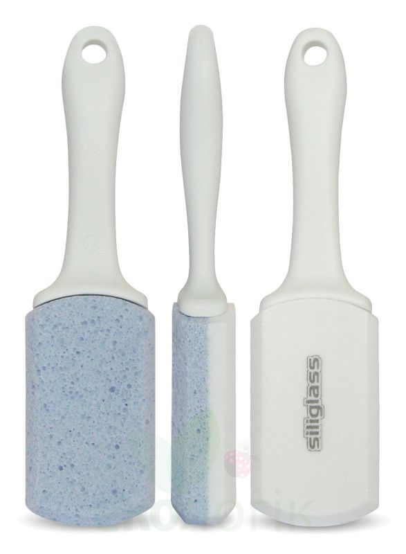 Пемза Siliglass подвійної дії, Блакитна з ручкою
