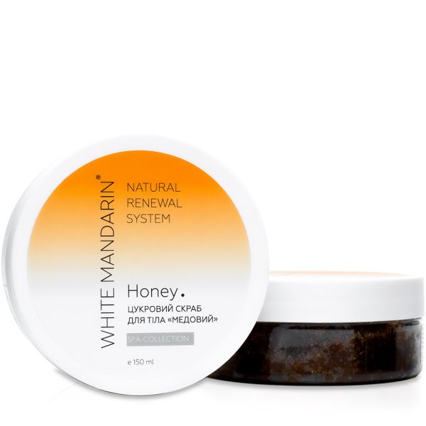 White mandarin Цукровий скраб для тіла Медовий