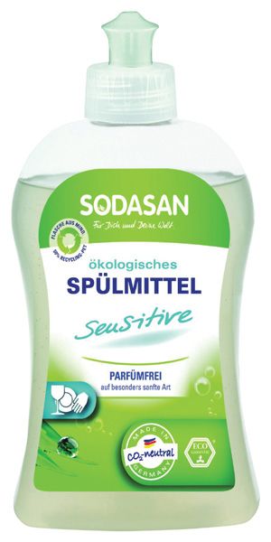 Sodasan Рідкий засіб-концентрат Sensitive для миття дитячого посуду