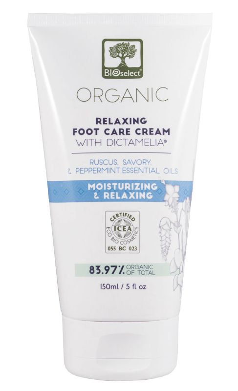 BIOselect Organic Розслаблюючий крем для ніг з м'ятою