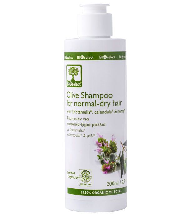 BIOselect Organic Оливковий шампунь для нормального та сухого волосся
