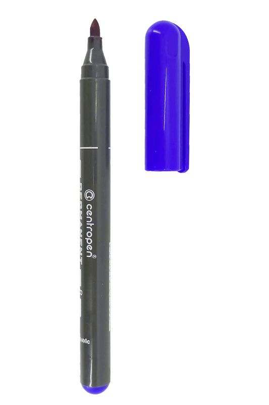Маркер перманентний Centropen, синій