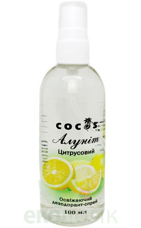 Cocos Алуніт дезодорант-спрей Цитрусовий