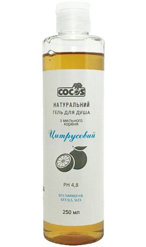 Cocos Гель для душу з мильного кореня Цитрусовий