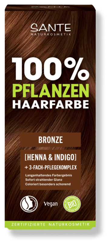 Sante БІО-Фарба-порошок для волосся рослинна Бронза/Bronze