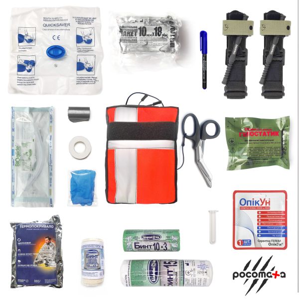 Аптечка Росомаха велика цивільна з двома турнікетами