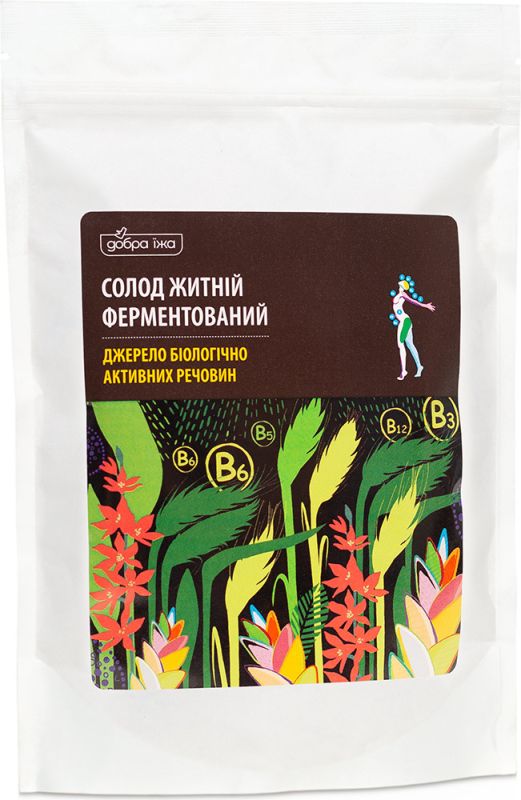 Добра їжа Солод житній ферментований мелений