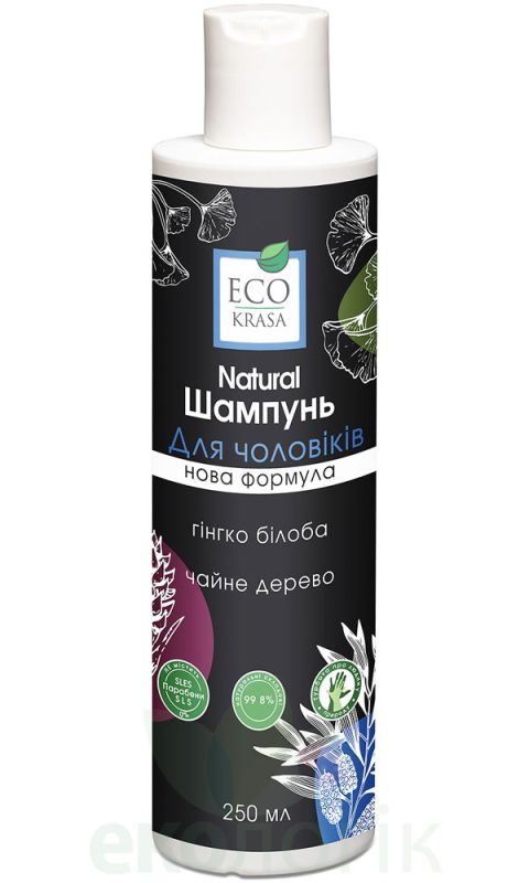 EcoKrasa Натуральний шампунь для чоловіків