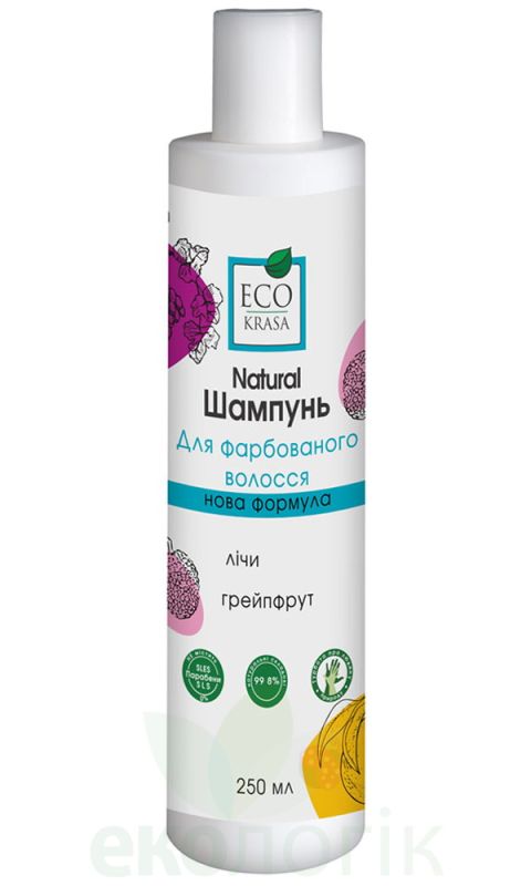 EcoKrasa Шампунь Natural для фарбованого волосся