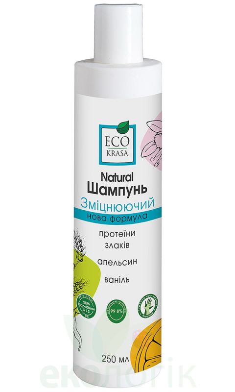 EcoKrasa Шампунь Natural Зміцнюючий