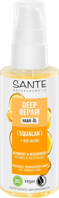 Sante БІО-Олія Deep Repair для відновлення сухого пошкодженого волосся зі Скваланом