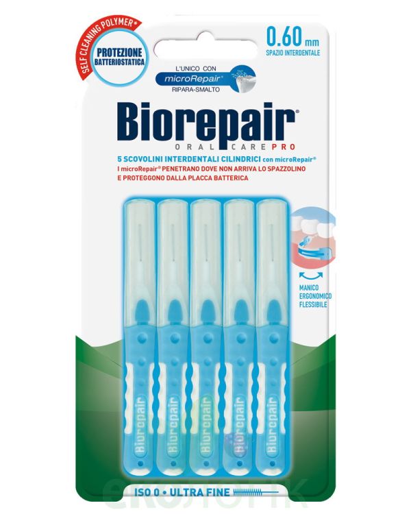 BioRepair Інтердентальна щітка з гідроксиапатитом, ультратонка 0,60 мм