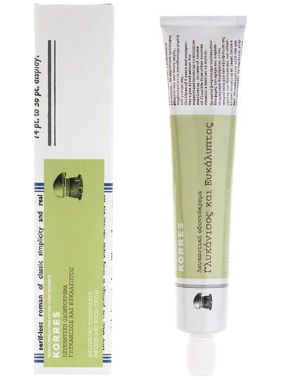 KORRES Зубна паста відбілююча з анісом та евкаліптом