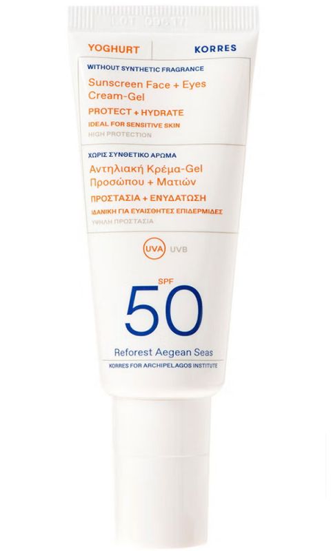 Korres Сонцезахисний крем для обличчя з йогуртом SPF 50
