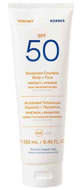 Korres Сонцезахисна емульсія для обличчя і тіла SPF 50