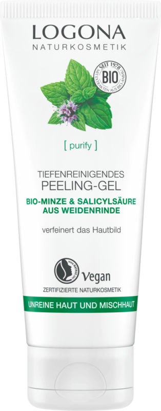 Logona БІО-Гель-ексфоліант для глибокого очищення обличчя