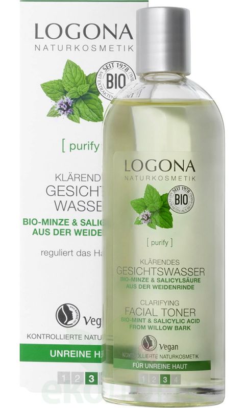Logona БИО-Тоник очищаючий для нормальной и комбинированной кожи Мята