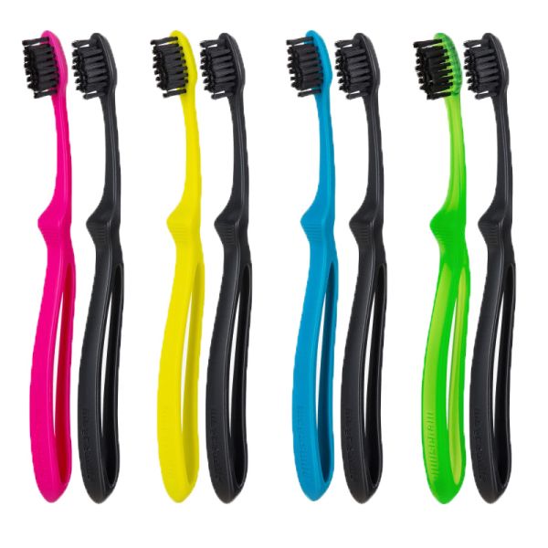 MegaSmile Зубна щітка Black Whitening LOOP 2 шт.