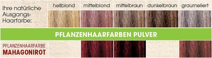 Sante БІО-Фарба-порошок рослинна для волосся Червоне дерево Mahagony