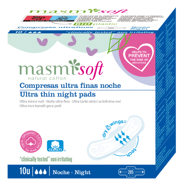 Masmi Нічні прокладки Soft з крильцями