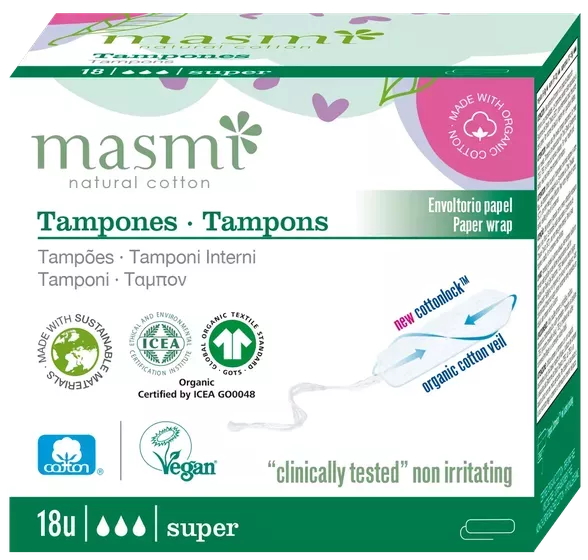 Masmi Тампони Super без аплікатора